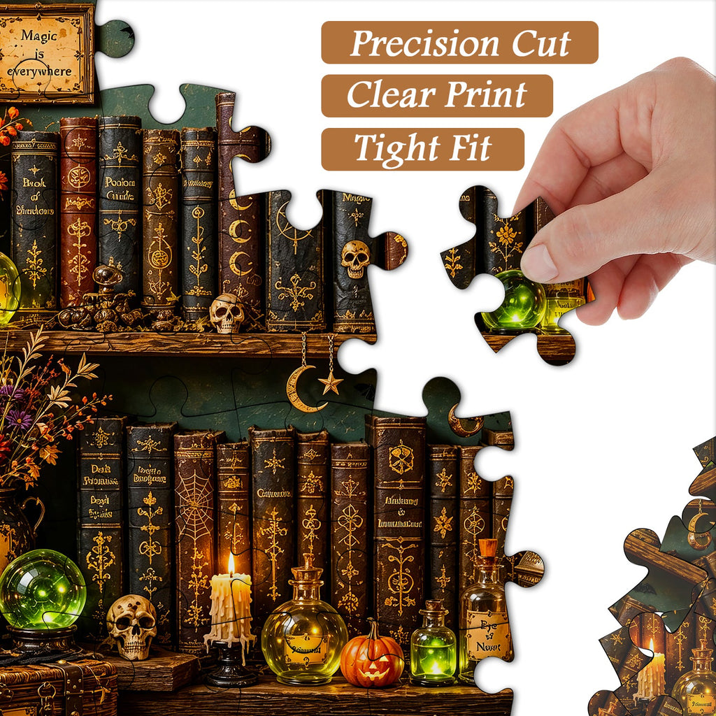 Halloween Grimoire Nook Jigsaw Puzzle 1000 Piece