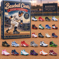 CHRISTMAS KICKOFF 40% OFF - Baseball Cleats Advent Calendar 2026 - 24-Day Festive Countdown, Acrylic Charms Blind Box - Gift For Baseball Lovers AC0NT511