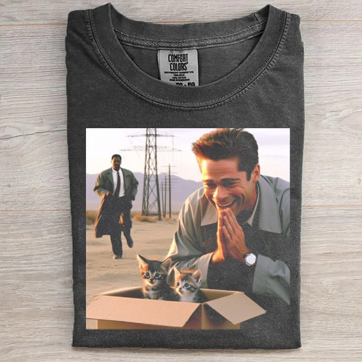 Cat Box Meme T-Shirt
