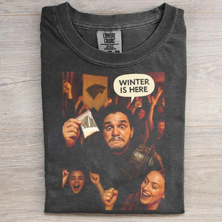 Winter is here Funny T-Shirt