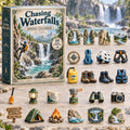 CHRISTMAS KICKOFF 40% OFF - Chasing Waterfalls Adventure Advent Calendar 2026 - 24-Day Festive Countdown, Acrylic Charms Blind Box - Gift For Canyoning Lovers AC0TH391