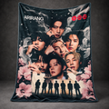 BTS OT7 Fan Blanket: Ultra-Soft Fleece K-Pop Throw 💜