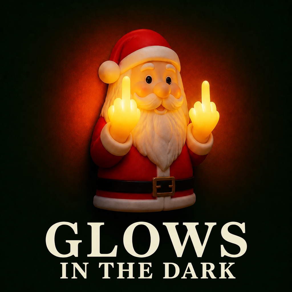 Naughty Glow Wall-Mounted Holiday Lamp