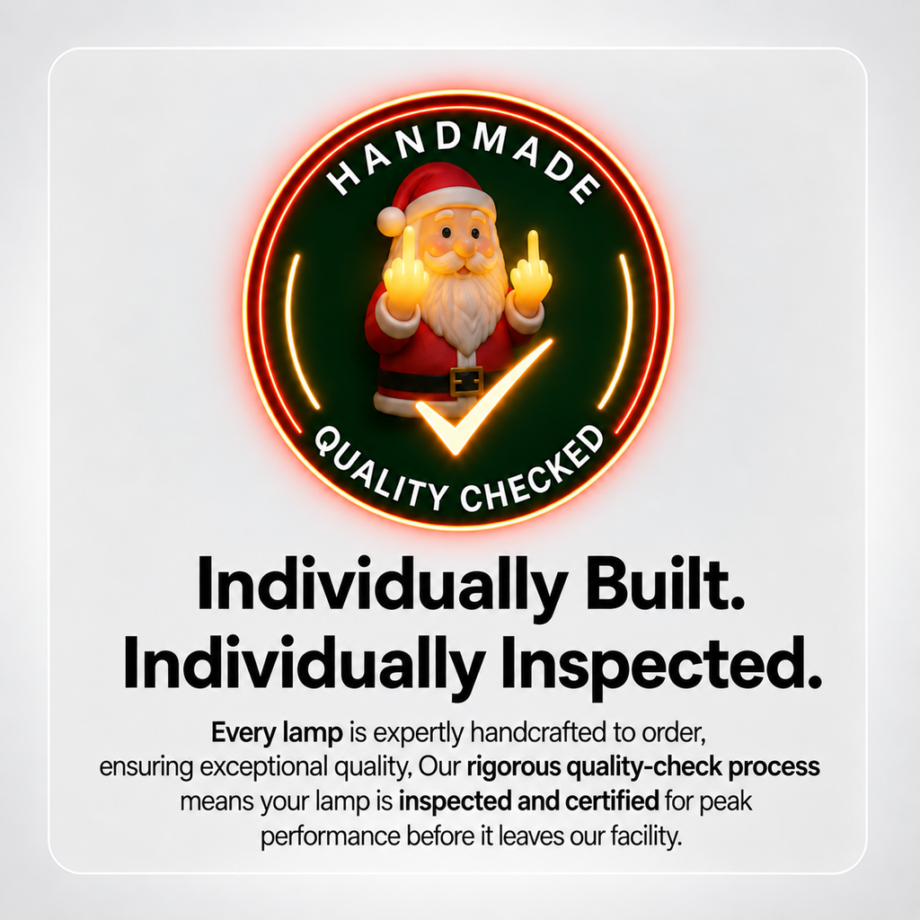 Naughty Glow Wall-Mounted Holiday Lamp