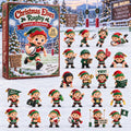 CHRISTMAS KICKOFF 40% OFF - Christmas Elves Rugby Advent Calendar 2026 - 24-Day Festive Countdown, Acrylic Charms Blind Box - Gift For Rugby Lovers AC0HA397
