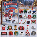 CHRISTMAS KICKOFF 40% OFF - Christmas Ice Hockey Advent Calendar 2026 - 24-Day Festive Countdown, Acrylic Charms Blind Box - Gift For Ice Hockey Lovers AC0NT486