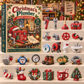 CHRISTMAS KICKOFF 40% OFF - Christmas Plumber Advent Calendar 2026 - 24-Day Festive Countdown, Acrylic Charms Blind Box - Gift For Family, Friends AC0TH313