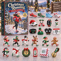CHRISTMAS KICKOFF 40% OFF - Christmas Running Advent Calendar 2026 - 24-Day Festive Countdown, Acrylic Charms Blind Box - Gift For Running Lovers AC0NT501