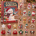 CHRISTMAS KICKOFF 40% OFF - Christmas Volleyball Advent Calendar 2026 - 24-Day Festive Countdown, Acrylic Charms Blind Box - Gift For Volleyball Lovers AC0NT530