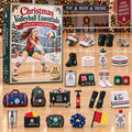 CHRISTMAS KICKOFF 40% OFF - Christmas Volleyball Essentials Advent Calendar 2026 - 24-Day Festive Countdown, Acrylic Charms Blind Box - Gift For Volleyball Lovers AC0NT528