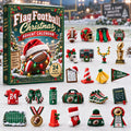 CHRISTMAS KICKOFF 40% OFF - Flag Football Christmas Advent Calendar 2026 - 24-Day Festive Countdown, Acrylic Charms Blind Box - Gift For Flag Football Lovers AC0HA393