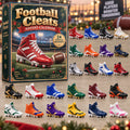 CHRISTMAS KICKOFF 40% OFF - Football Cleats Advent Calendar 2026 - 24-Day Festive Countdown, Acrylic Charms Blind Box - Gift For Football Lovers AC0NT495