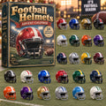 CHRISTMAS KICKOFF 40% OFF - Football Helmets Advent Calendar 2026 - 24-Day Festive Countdown, Acrylic Charms Blind Box - Gift For Football Lovers AC0NT492