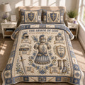 Armor Of God  3-Piece Quilted Bedding Set GFTOHNL642