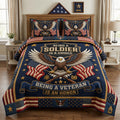 Patriotic Veteran 3-Piece Quilted Bedding Set GFTOLAN1352