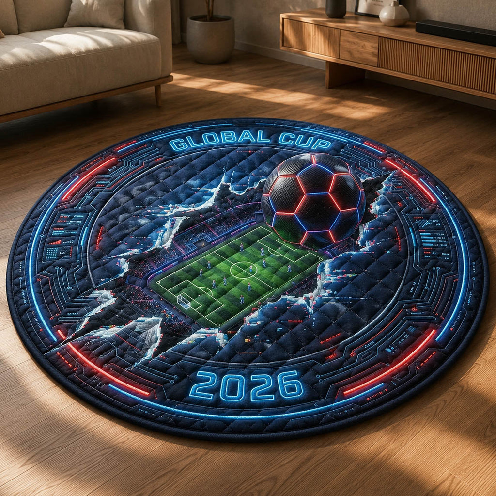 World Cup Quilted Round Mat GFTOLAN391
