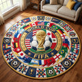 World Cup Quilted Round Mat GFTOLAN392