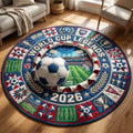 World Cup Quilted Round Mat GFTOLAN394