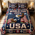 World Cup 3-Piece Quilted Bedding Set GFTOLAN700