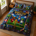 World Cup 3-Piece Quilted Bedding Set GFTOLAN701