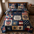 Heritage Pride 3-Piece Quilted Bedding Set GFTOMA11627