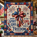 Freedom Grace Quilted Blanket GFTOMA12042