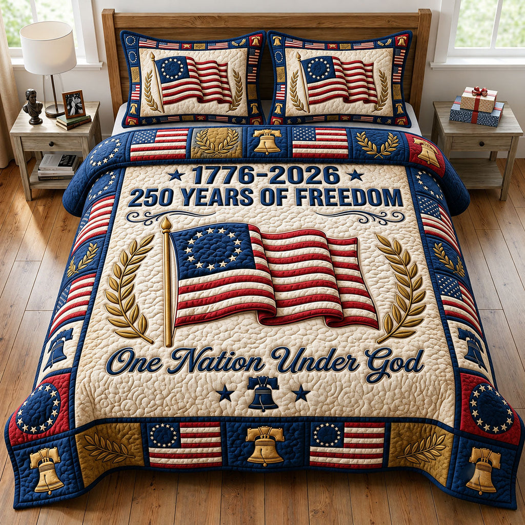 Liberty Legacy 3-Piece Quilted Bedding Set GFTONMU2329