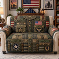 Army Veteran Field Jacket Quilted Sofa Cover GFTONTD3627
