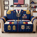 Officer Dress Blues Quilted Sofa Cover GFTONTD3628