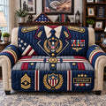 Veteran Dress Uniform Quilted Sofa Cover GFTONTD3632