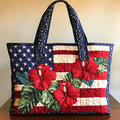 Hibiscus Glory Quilted Tote Bag GFTOTL3780