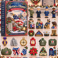 CHRISTMAS KICKOFF 40% OFF - Heroes Of Honor Advent Calendar 2026 - 24-Day Festive Countdown, Acrylic Charms Blind Box - Gift For Veterans AC0TH335