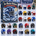 CHRISTMAS KICKOFF 40% OFF - Ice Hockey Helmets Advent Calendar 2026 - 24-Day Festive Countdown, Acrylic Charms Blind Box - Gift For Ice Hockey Lovers AC0NT487