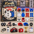 CHRISTMAS KICKOFF 40% OFF - Karate Sparring Gears Advent Calendar 2026 - 24-Day Festive Countdown, Acrylic Charms Blind Box - Gift For Karate Lovers AC0NT430