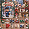CHRISTMAS KICKOFF 40% OFF - Mailman Christmas Collection Advent Calendar 2026 - 24-Day Festive Countdown, Acrylic Charms Blind Box - Gift For Mailman, Mail Lovers AC0TM467