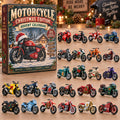 CHRISTMAS KICKOFF 40% OFF - Motorcycle Christmas Edition Advent Calendar 2026 - 24-Day Festive Countdown, Acrylic Charms Blind Box - Gift For Motorcyclists, Motorcycle Lovers AC0TM473