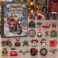 CHRISTMAS KICKOFF 40% OFF - Motorcycling Christmas Advent Calendar 2026 - 24-Day Festive Countdown, Acrylic Charms Blind Box - Gift For Motorcyclists, Motorcycle Lovers AC0TM470