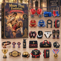 CHRISTMAS KICKOFF 40% OFF - Muay Thai Essentials Advent Calendar 2026 - 24-Day Festive Countdown, Acrylic Charms Blind Box - Gift For Muay Thai Lovers AC0NT434
