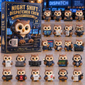 CHRISTMAS KICKOFF 40% OFF - Night Shift Dispatcher Crew Advent Calendar 2026 - 24-Day Festive Countdown, Acrylic Charms Blind Box - Gift For Dispatcher AC0TM447