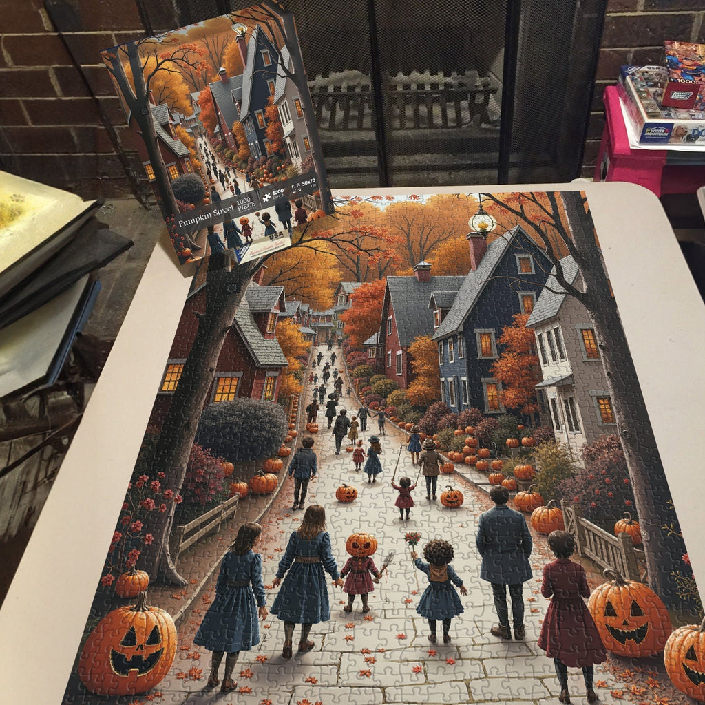 Pumpkin Street Jigsaw Puzzle 1000 Pieces