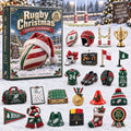 CHRISTMAS KICKOFF 40% OFF - Rugby Christmas Advent Calendar 2026 - 24-Day Festive Countdown, Acrylic Charms Blind Box - Gift For Rugby Lovers AC0HA398