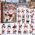 CHRISTMAS KICKOFF 40% OFF - Santa Claus Rugby Advent Calendar 2026 - 24-Day Festive Countdown, Acrylic Charms Blind Box - Gift For Rugby Lovers AC0HA400