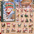 CHRISTMAS KICKOFF 40% OFF - Santa Claus Volleyball Advent Calendar 2026 - 24-Day Festive Countdown, Acrylic Charms Blind Box - Gift For Volleyball Lovers AC0HA371
