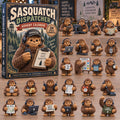 CHRISTMAS KICKOFF 40% OFF - Sasquatch Dispatcher Advent Calendar 2026 - 24-Day Festive Countdown, Acrylic Charms Blind Box - Gift For Dispatcher AC0TM450