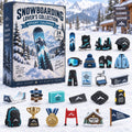 CHRISTMAS KICKOFF 40% OFF - Snowboarding Lover Collection Advent Calendar 2026 - 24-Day Festive Countdown, Acrylic Charms Blind Box - Gift For Snowboarding Lovers AC0TM459