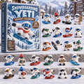 CHRISTMAS KICKOFF 40% OFF - Snowboarding Yeti Advent Calendar 2026 - 24-Day Festive Countdown, Acrylic Charms Blind Box - Gift For Snowboarding Lovers AC0TM462