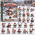 CHRISTMAS KICKOFF 40% OFF - Snowman Rugby Advent Calendar 2026 - 24-Day Festive Countdown, Acrylic Charms Blind Box - Gift For Rugby Lovers AC0HA401