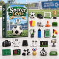 CHRISTMAS KICKOFF 40% OFF - Soccer Lover Advent Calendar 2026 - 24-Day Festive Countdown, Acrylic Charms Blind Box - Gift For Sport Lovers AC0HA288