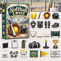 CHRISTMAS KICKOFF 40% OFF - Softball Lover Advent Calendar 2026 - 24-Day Festive Countdown, Acrylic Charms Blind Box - Gift For Sport Lovers AC0HA289