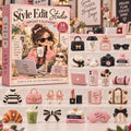 CHRISTMAS KICKOFF 40% OFF - Style Edit Studio Advent Calendar 2026 - 24-Day Festive Countdown, Acrylic Charms Blind Box - Gift For Fashion Blogger Lovers AC0TH349